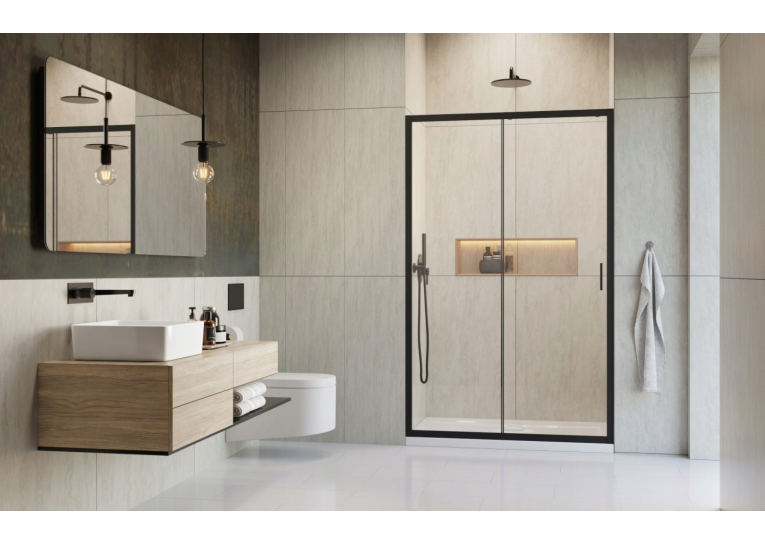 Душові двері RADAWAY Alienta Black DWJ 120, 10260120-54-01