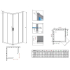 Душова кабіна RADAWAY Alienta C (80x80) 10238080-01-01