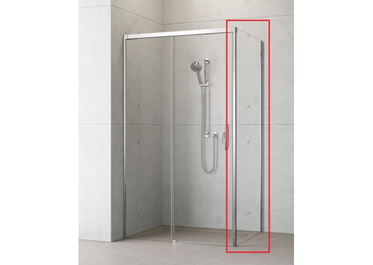 Боковая стенка RADAWAY Idea S1 800Lx2000 хром/прозрачное стекло 387051-01-01L