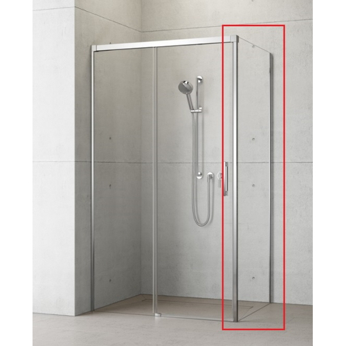 Бічна стінка RADAWAY Idea S1 1000Rx2000 хром/прозоре скло 387052-01-01R