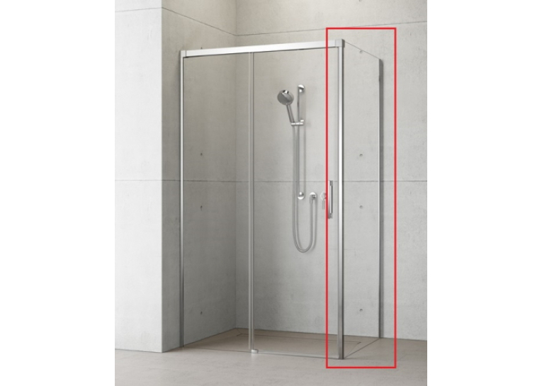  Бічна стінка RADAWAY Idea S1 1000Rx2000 хром/прозоре скло 387052-01-01R