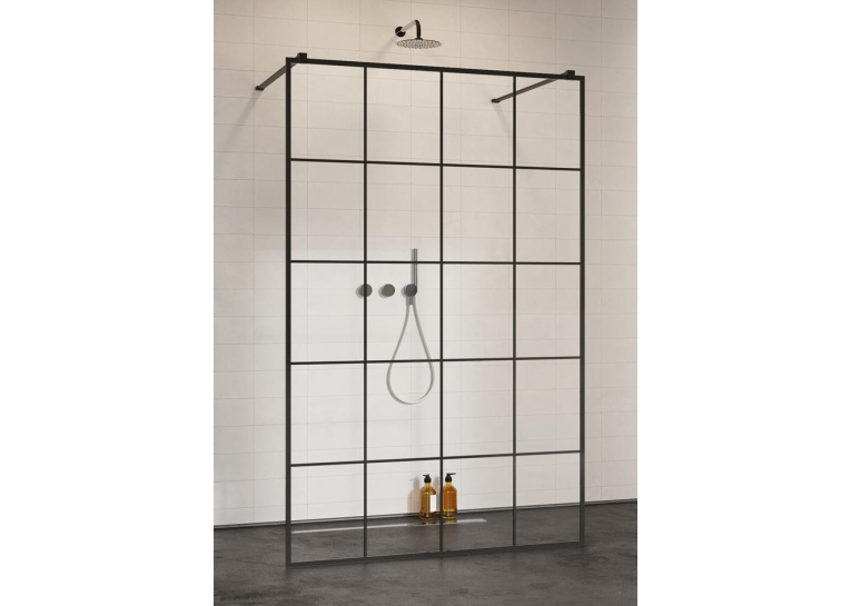 Перегородка для душу RADAWAY Walk-in Modo X Black I Factory 120 388324-54-57