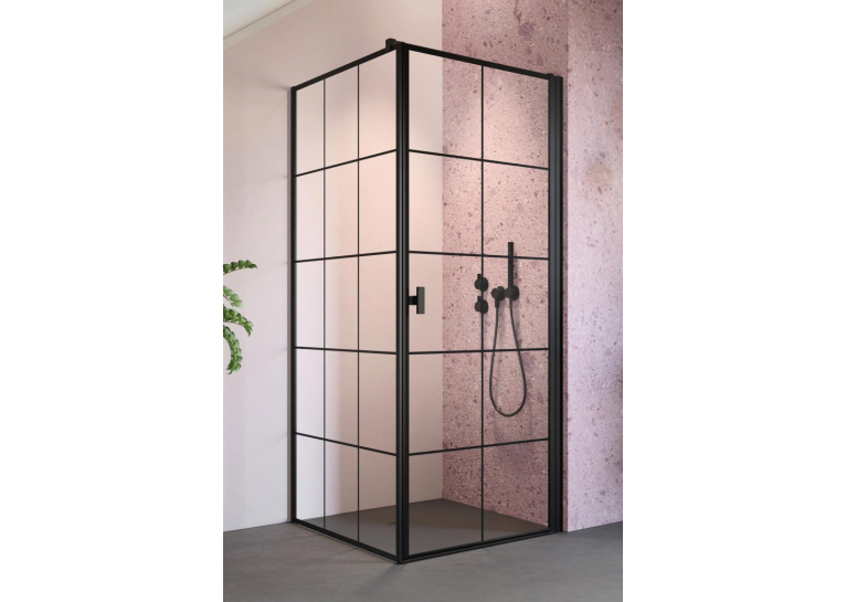 Душова кабіна RADAWAY Nes Black KDJ I Factory (80x70) 10022080-54-55R + 10039070-54-55