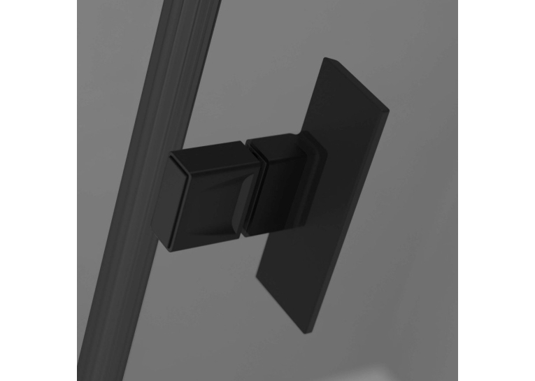 Бічна стінка RADAWAY NES 8 Black S1 Frame 900x2000 чорний/frame 10089090-54-56
