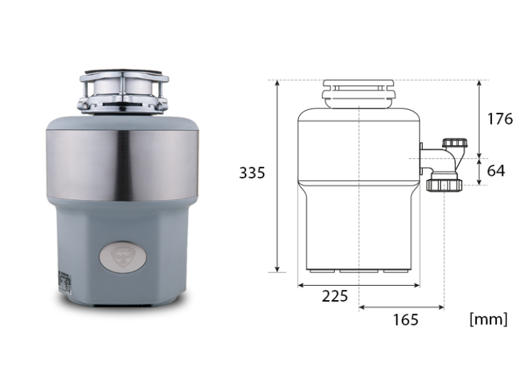 Измельчитель пищевых отходов STATUS Disposers Premium 300