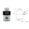 Подрібнювач харчових відходів STATUS Disposers Premium 400