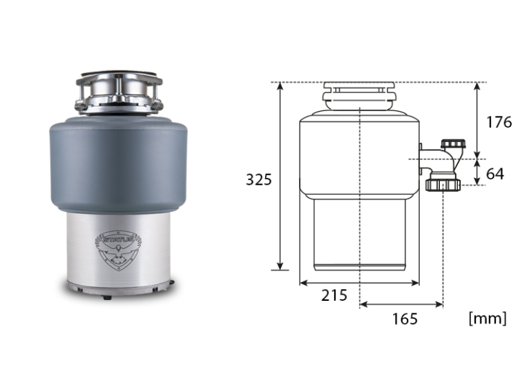 Измельчитель пищевых отходов STATUS Disposers Premium 200