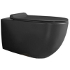 Підвісний унітаз Simas Vignoni Nero + кришка soft-close, VI18/F85/VI004NM