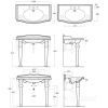  Раковина накладна SIMAS Arcade 105х56, AR874