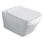 Унітаз підвісний Baden Baden BB 18 з кришкою Soft Close WHITE Glossy BB18/F87(85)/BB004