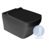 Підвісний унітаз Simas Baden Baden із сидінням Soft Close BLACK Matte, BB18/F87(85)/BB004NM
