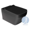 Подвесной унитаз Simas Baden Baden с сиденьем Soft Close BLACK Matte, BB18/F87(85)/BB004NM