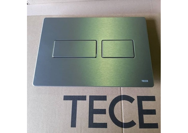 Кнопка смыва металлическая Tece Solid Сатин 9240434