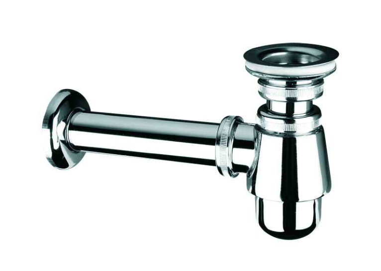 Сифон для раковини McALPINE, хром 220+255CB