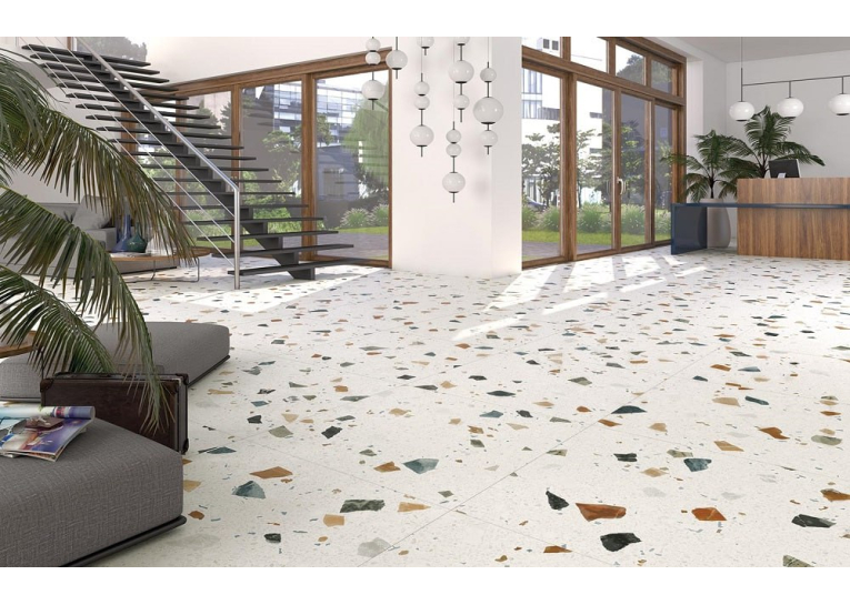Плитка керамогранітна Allore Group Stracciatella White F P R Mat 1 (57,6) 60x60 60130581