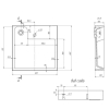  Раковина на пральну машину Amidicon Breeze 60x60 21600600П01