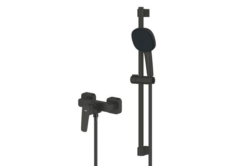 Однорычажный смеситель для душа Grohe Cubeo с душевым гарнитуром 1018252430