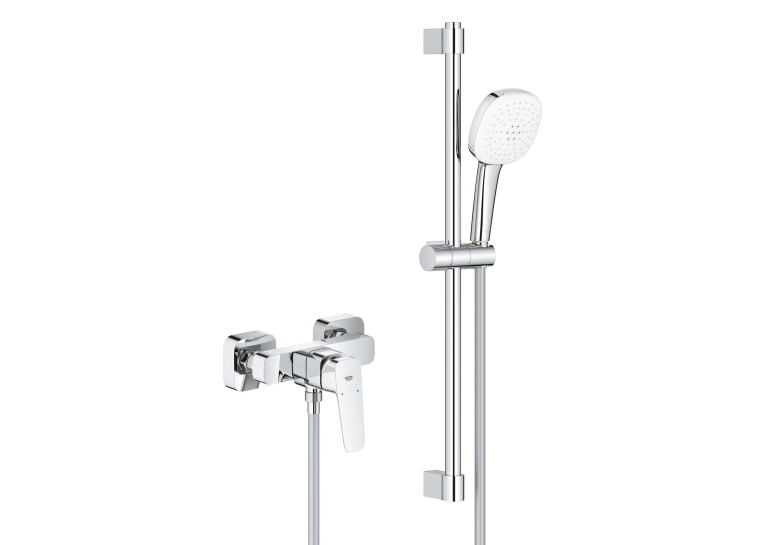 Одноважільний змішувач для душу Grohe Cubeo з душовим гарнітуром1018250000