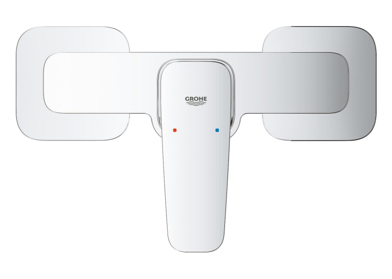 Однорычажный смеситель для душа Grohe Cubeo с душевым гарнитуром1018250000