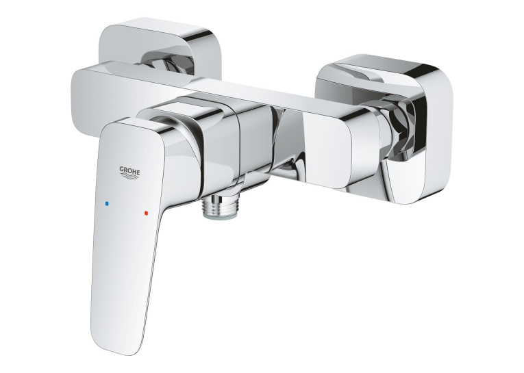Однорычажный смеситель для душа Grohe Cubeo с душевым гарнитуром1018250000