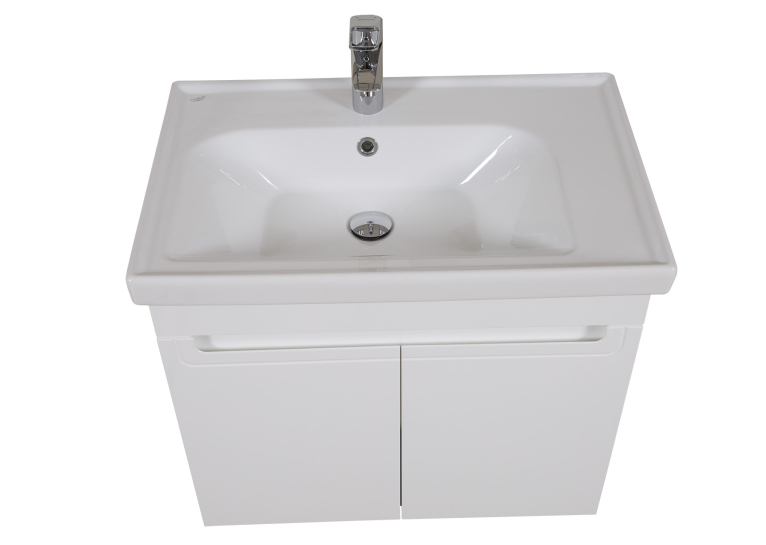 Тумба консольная AQUA RODOS Омега консольная 70 см с умывальником Frame АР000040333 (Белый)