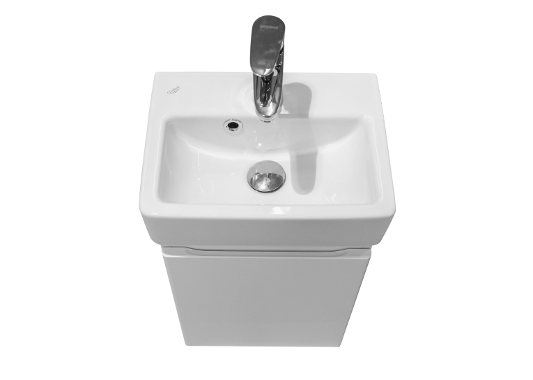Тумба консольная AQUA RODOS Акцент с умывальником Mini 37 см (консольная) АР000040132 (Белый)