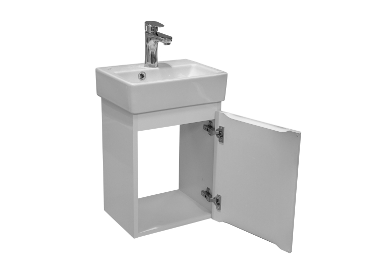 Тумба консольная AQUA RODOS Акцент с умывальником Mini 37 см (консольная) АР000040132 (Белый)
