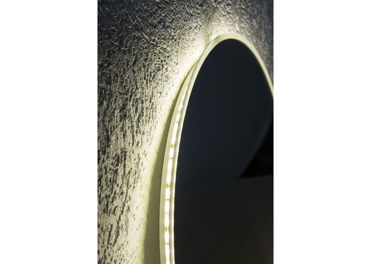 Дзеркало Aqua Rodos  кругле Делла R-line D-95, з LED підсвічуванням АР000051817 (Сірий)