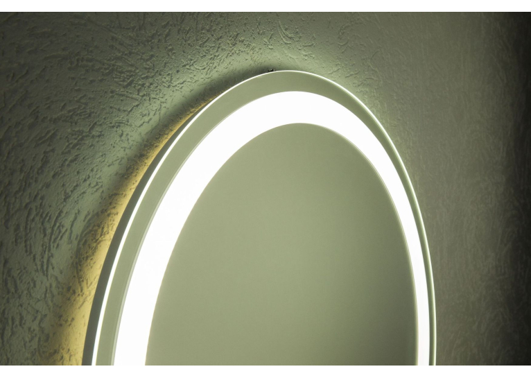 Дзеркало Aqua Rodos кругле Омега R-line D-60, з LED підсвічуванням АР000051818 (Сірий)