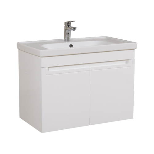 Тумба консольная AQUA RODOS Омега консольная 80 см с умывальником Frame АР000040334 (Белый)