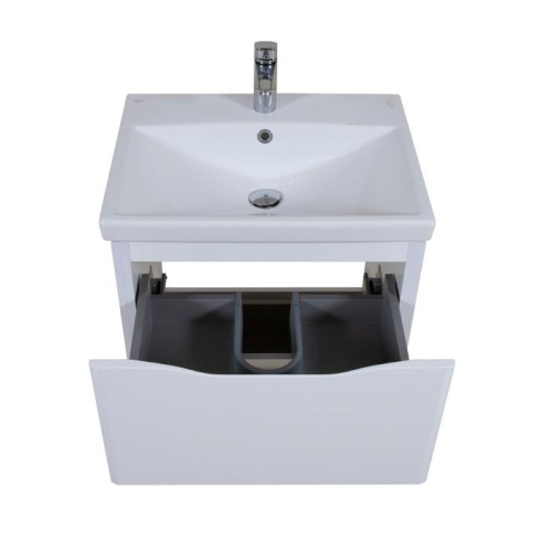 Тумба консольная AQUA RODOS Венеция напольная 60 см с умывальником Elite АР000040214 (Белый)