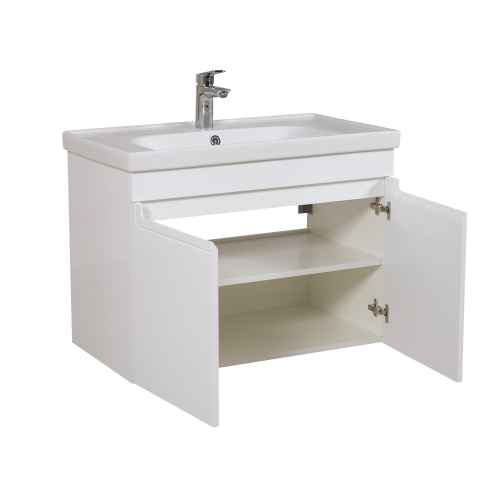 Тумба консольная AQUA RODOS Омега консольная 80 см с умывальником Frame АР000040334 (Белый)