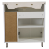 Тумба консольна AQUA RODOS Омега для підлоги 80 см з умивальником Elite АР000040337 (Білий)