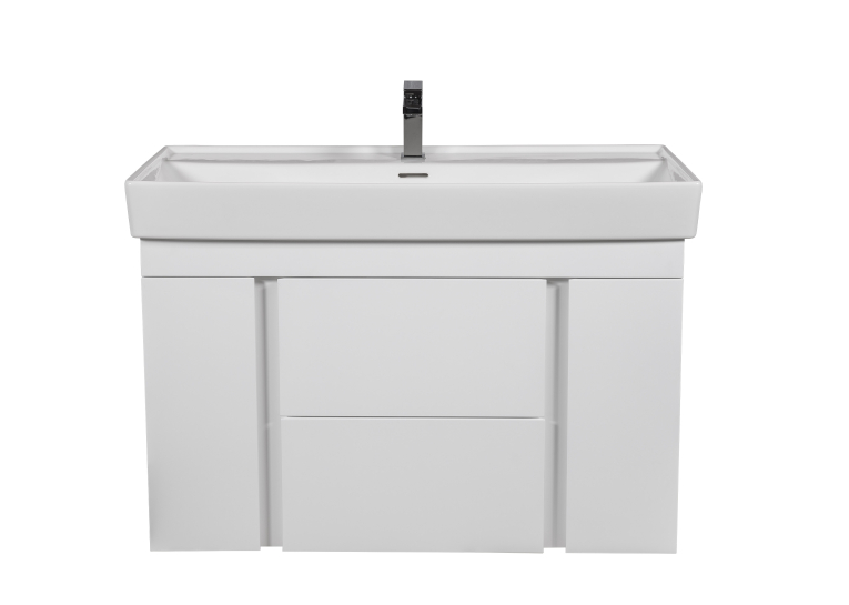 Тумба консольна AQUA RODOS Капрі 100 см консольна з умивальником Sharp АР000040123 (Білий)