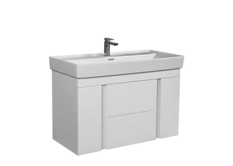 Тумба консольна AQUA RODOS Капрі 100 см консольна з умивальником Sharp АР000040123 (Білий)