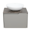 Тумба консольна AQUA RODOS AMADEO STONE-GREY-MATT зі стільницею Lam Emp Ext 60 см та умивальником Zero 46 см АР000113332 (Під замовлення)