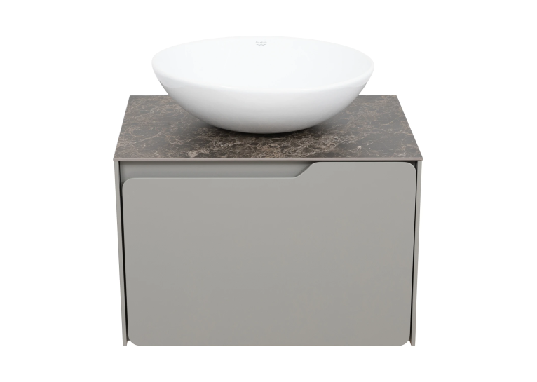 Тумба консольна AQUA RODOS AMADEO STONE-GREY-MATT зі стільницею Lam Emp Ext 60 см та умивальником Zero 46 см АР000113332 (Під замовлення)