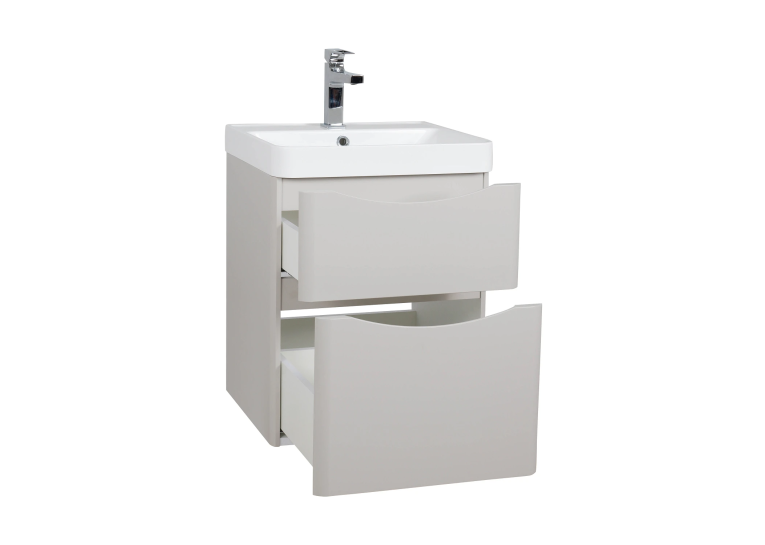 Тумба консольна AQUA RODOS Америна 50 см з умивальником "Deep", АР000134988 (Кашемір)