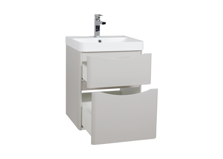 Тумба консольна AQUA RODOS Америна 50 см з умивальником "Deep", АР000134988 (Кашемір)