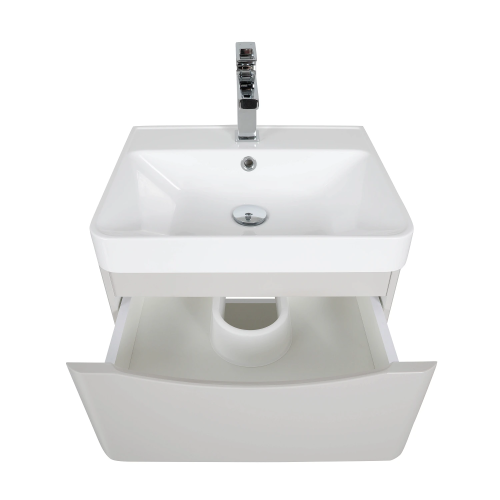 Тумба консольна AQUA RODOS Америна 50 см з умивальником "Deep", АР000134988 (Кашемір)