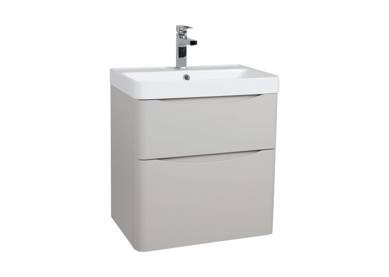 Тумба консольна AQUA RODOS Америна 60 см з умивальником "Deep", АР000134990 (Кашемір)