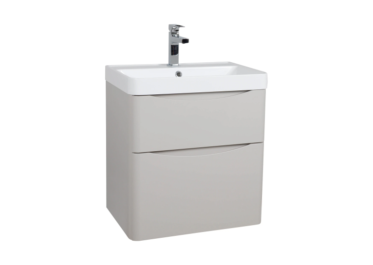 Тумба консольна AQUA RODOS Америна 60 см з умивальником "Deep", АР000134990 (Кашемір)