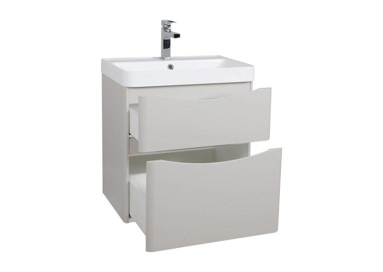 Тумба консольна AQUA RODOS Америна 60 см з умивальником "Deep", АР000134990 (Кашемір)