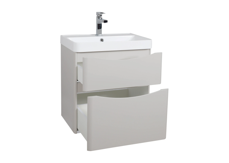 Тумба консольна AQUA RODOS Америна 60 см з умивальником "Deep", АР000134990 (Кашемір)