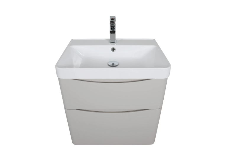 Тумба консольна AQUA RODOS Америна 60 см з умивальником "Deep", АР000134990 (Кашемір)