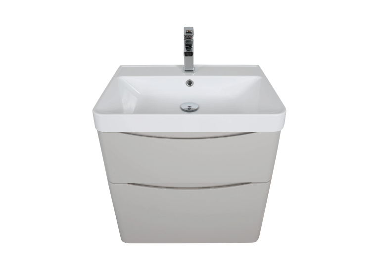 Тумба консольна AQUA RODOS Америна 60 см з умивальником "Deep", АР000134990 (Кашемір)