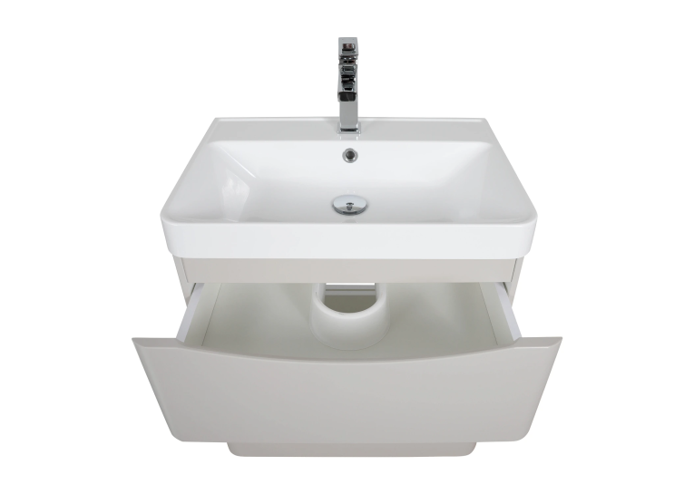 Тумба консольна AQUA RODOS Америна 60 см з умивальником "Deep", АР000134990 (Кашемір)