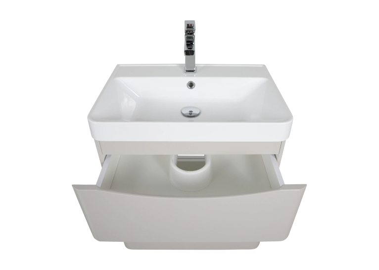 Тумба консольна AQUA RODOS Америна 60 см з умивальником "Deep", АР000134990 (Кашемір)