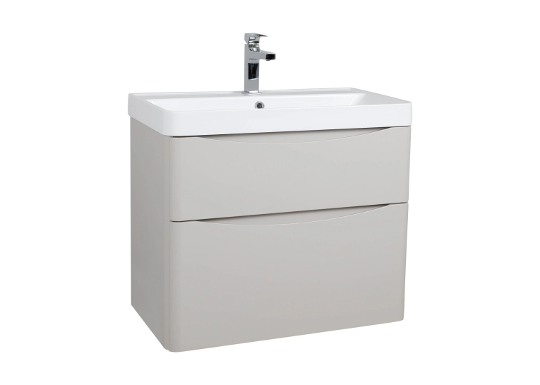 Тумба консольна AQUA RODOS Америна 75 см з умивальником "Deep", АР000134992 (Кашемір)
