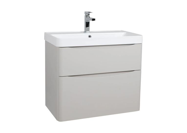 Тумба консольна AQUA RODOS Америна 75 см з умивальником "Deep", АР000134992 (Кашемір)